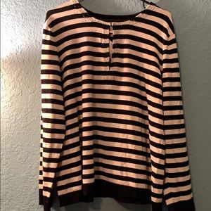 Talbots Woman Sweater Knit Top pullover silk mix